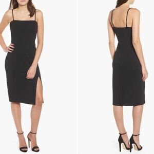 Leith Black Spaghetti Strap Dress